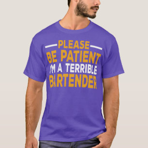 T-shirt Soyez Patient Ix27m Une Personne Terrible Sarcasti