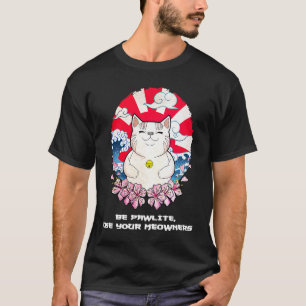 T-shirt Soyez Pawlite Utilisez Le Chat De Vos Propriétaire