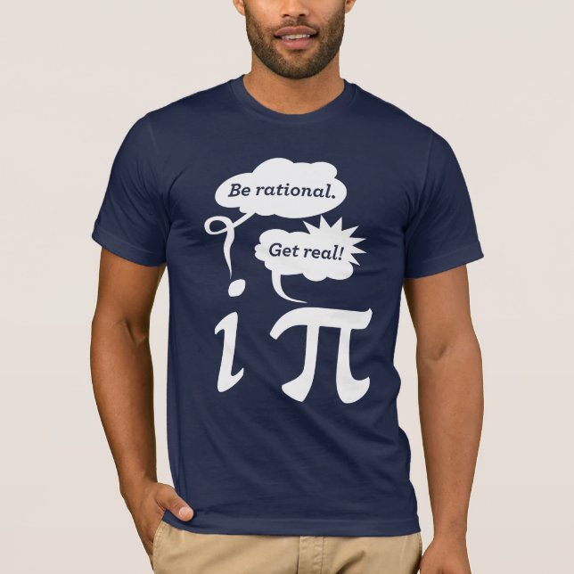 T-shirt soyez rationnel ! obtenez vrai ! (Devant)