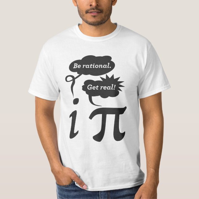 T-shirt soyez rationnel ! obtenez vrai ! (Devant)