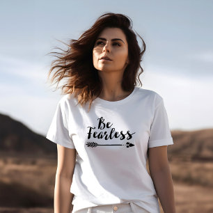 T-shirt Soyez sans crainte - Typographie de script inspira