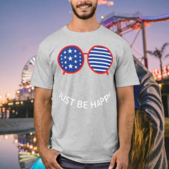 T-shirt Soyez simplement heureux (Créateur téléchargé)