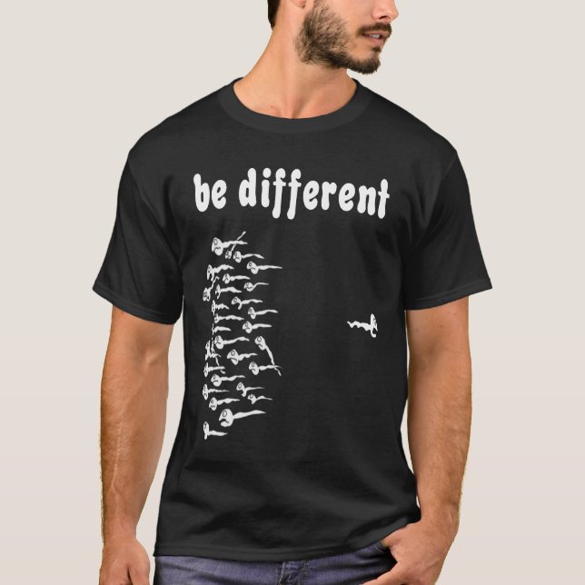 T-shirt Soyez sperme différent (Devant)