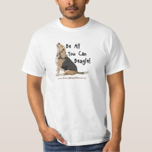 T-shirt Soyez tous que vous pouvez beagle ! La pièce en t