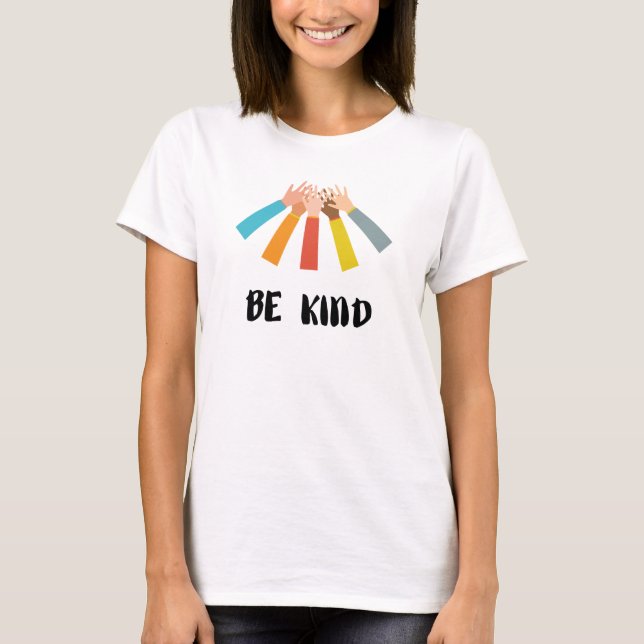 T-shirt Soyez Un Quote Positif (Devant)