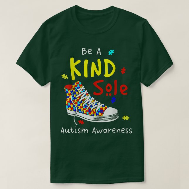 T-shirt Soyez Une Sensibilisation sur l'autisme Sole Sind  (Design devant)