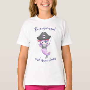 T-shirt Soyez une sirène et faites le dessin de sirène d