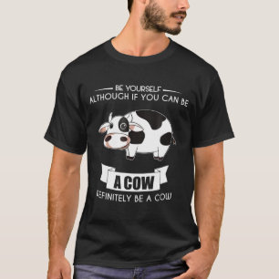 T-shirt Soyez Vache Agritourisme Zoo Animaux de compagnie 