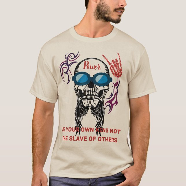 T-shirt Soyez votre propre King Motivational Birthday Cade (Devant)