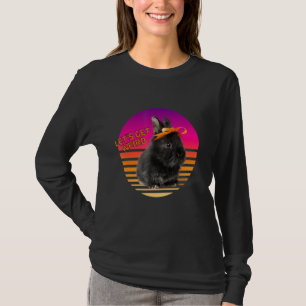 T-shirt Soyons Bizarre Lapin Lapin Avec Orange Bow Anima