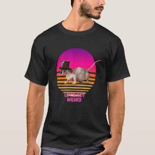 T-shirt Soyons Chats Sphynx Bizarres Avec Un Chapeau Félin