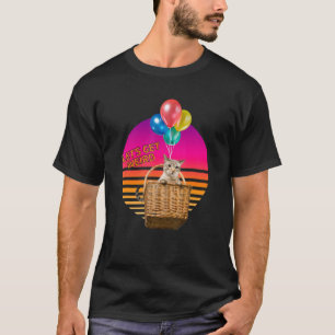 T-shirt Soyons Un Chat Étrange Dans Un Panier Volant Et De
