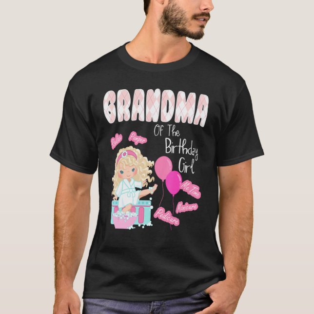 T-shirt Spa Fête Anniversaire Grandma De L'Anniversaire Fi (Devant)