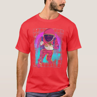 T-shirt Space 90s Synthwave Vaporwave Ramen Noodles comme