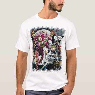 T-shirt Space Adventures #12 Funny 50s Retro Sci-Fi Bande 