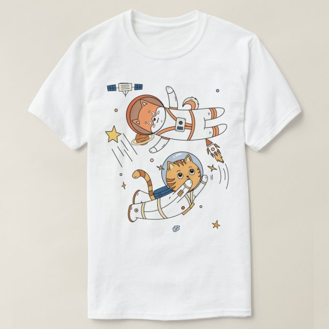 T-shirt Space Animals (Design devant)