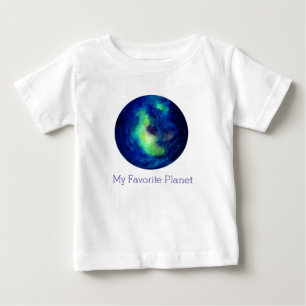 T-shirt Space Baby Fine Jersey, blanc