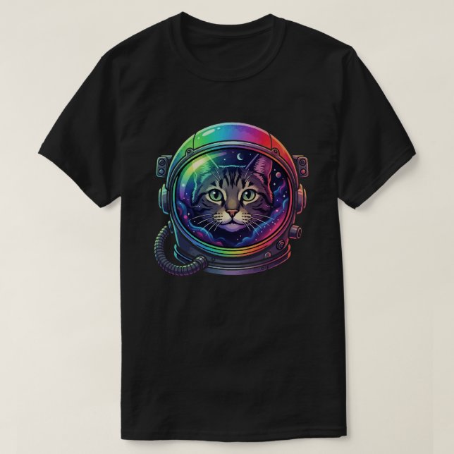 T-shirt Space cat (Design devant)