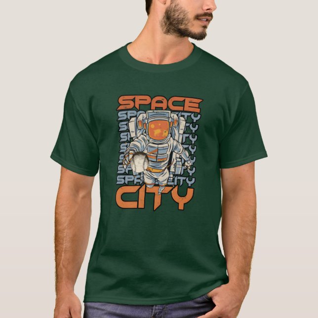 T-shirt SPACE CITY HTown Houston Houston Pride (Devant)