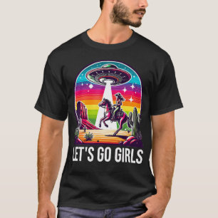 T-shirt Space Cowgirl Allons Les Filles Cosmic Galactique