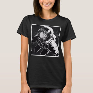 T-shirt Space Girl Anime 2