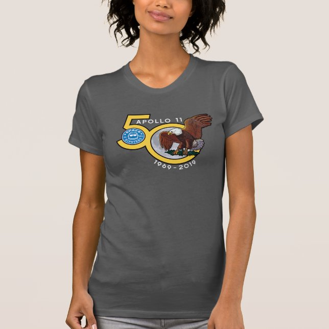 T-shirt Space Hipsters® pour femmes Apollo 50 (Devant)