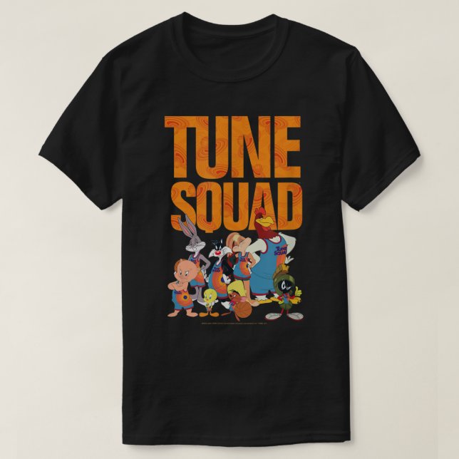 T-shirt Space Jam A New Legacy Tune Squad Group Shot  (Design devant)