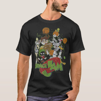 T-shirt Space Jam Classic Basketball Team Logo Vintage