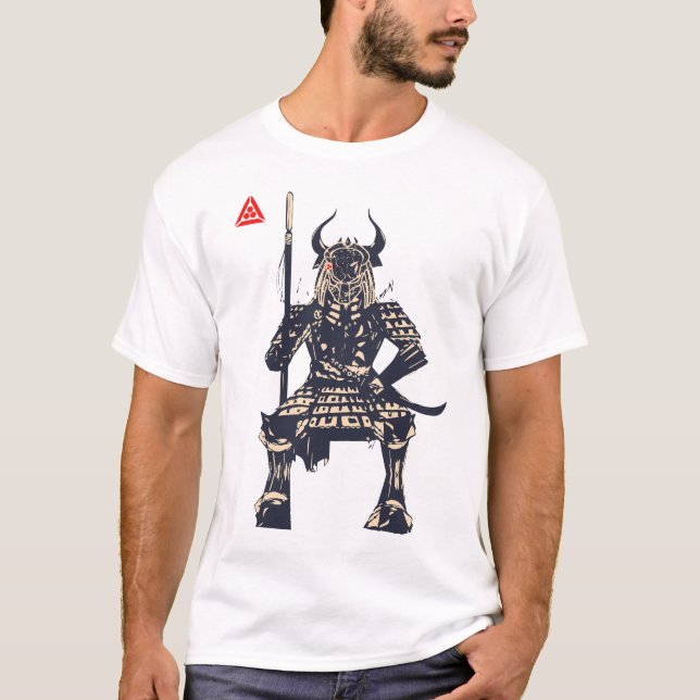 T-shirt Space Samurai Warrior (Devant)