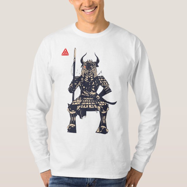 T-shirt Space Samurai Warrior (Devant)