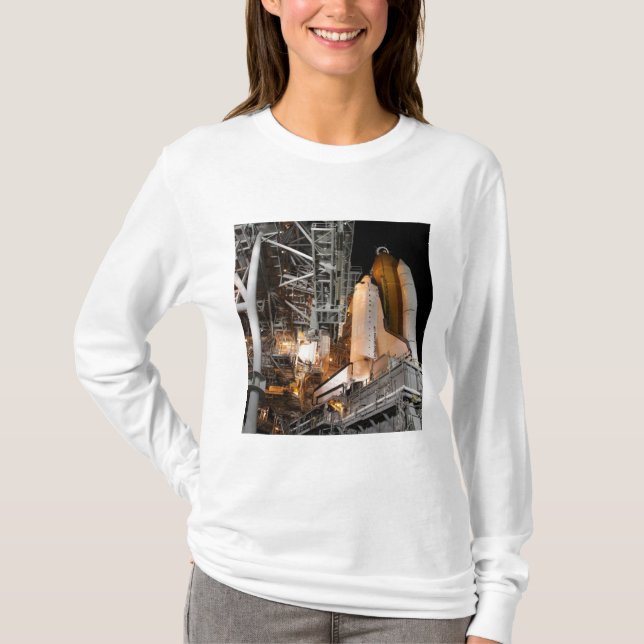 T-shirt Space Shuttle Endeavor sur le lancement (Devant)