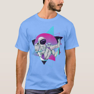 T-shirt Space Vaporwave Retro 80s Synthwave Skateboard
