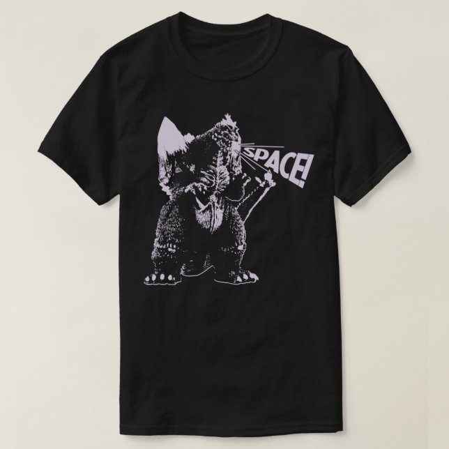 T-shirt SPACEGODZILLA Shout (Design devant)