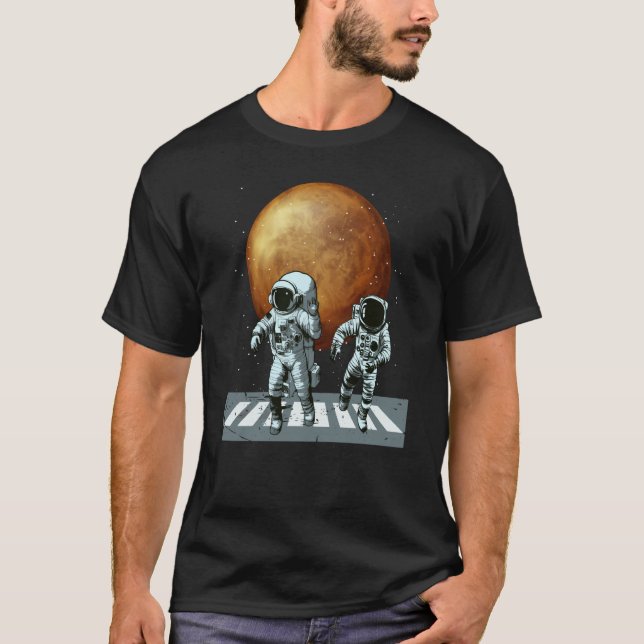 T-shirt Spaceman  Astronauts Astonomy Space Mars Planet (Devant)