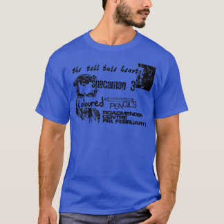 T-shirt Spacemen 3 Psych Rock Vintage Flyer Design