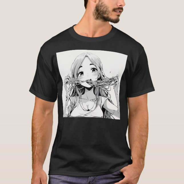 T-shirt Spaghetti Manga (Devant)