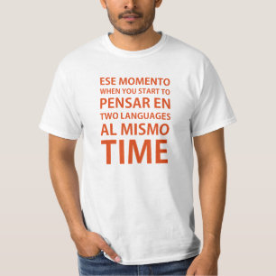 T-shirt Spanglish (ed. bon marché)