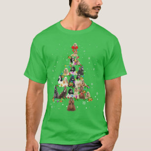 T-shirt Spaniel Cocker Américain sapin de Noël Cadeau de N
