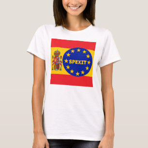 T - Shirt Spanisch Flag EU Spexit