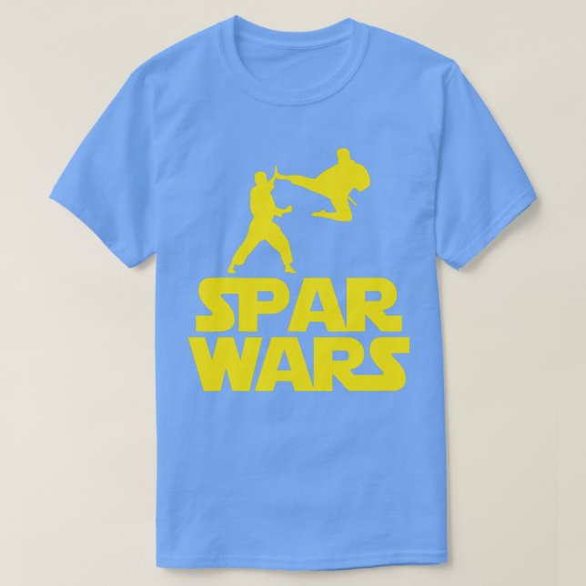 T-shirt Spar Wars Kick Boxe Taekwondo Karate (Design devant)