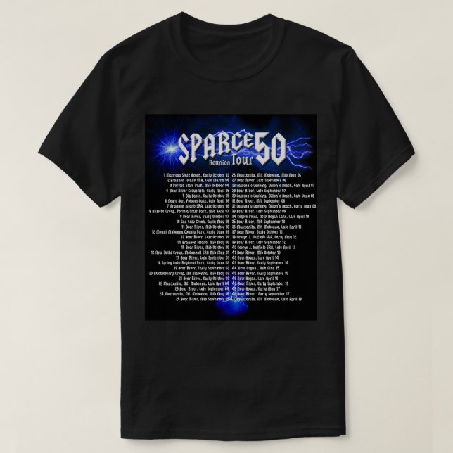 T-shirt Sparge50 (Design devant)