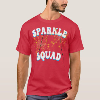 T-shirt Sparkle Squad 4 juillet États-Unis