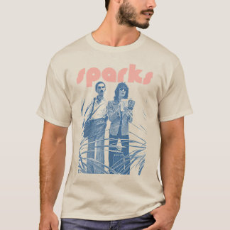 T-shirt Sparks Retro Alternative Indie Pop Rock Music Duo