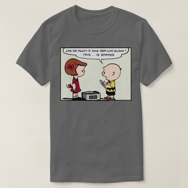 T-shirt Sparks Vinyl Fan Art Design (Design devant)