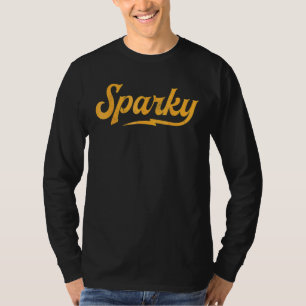 T-shirt Sparky Electricien Lineman Papa Retro Vintage