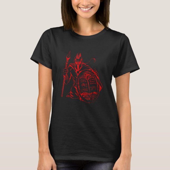 T-shirt Sparta Gladiator Sparta Soldier Rétro Leonidas Wa (Devant)