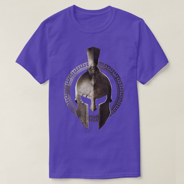T-shirt Spartan Casque Guerrier Gladiator Exercice Sparta  (Design devant)