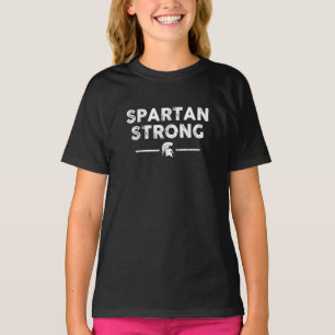 T-shirt Spartiate forte, Spartiate communautaire honore le