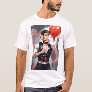 T-shirt spécial de la fête du velentain