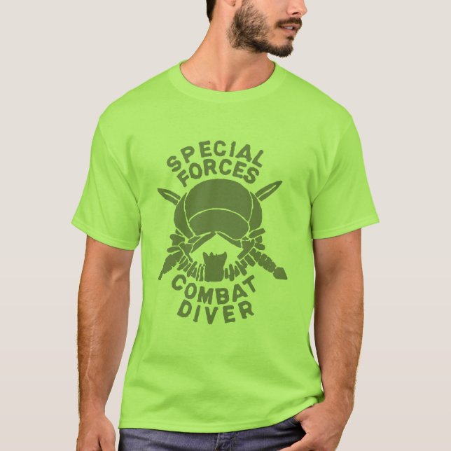 T-shirt Special Force Combat Diver (Devant)